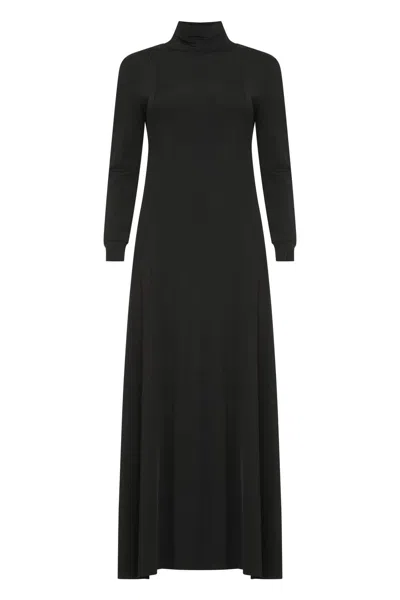 Khaite Flared Dress In Black