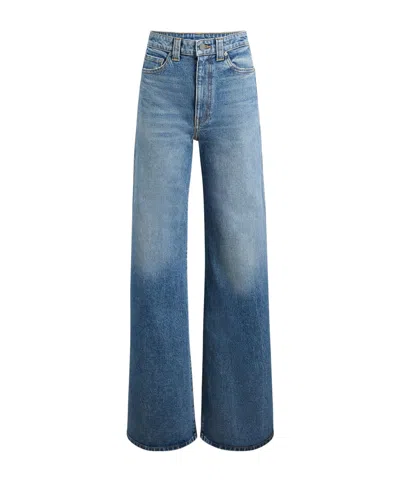 Khaite Flared Jeans In Blue