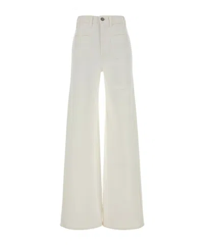 Khaite Flared Jeans In White