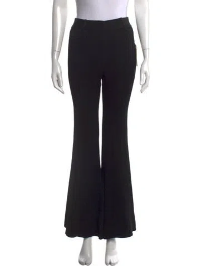 Pre-owned Khaite Flared Pants In Black