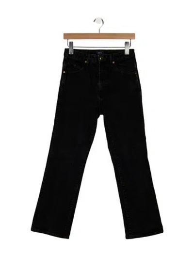 Pre-owned Khaite Flared Pants In Black