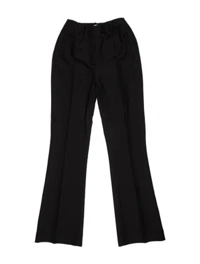 Pre-owned Khaite Flared Pants In Black