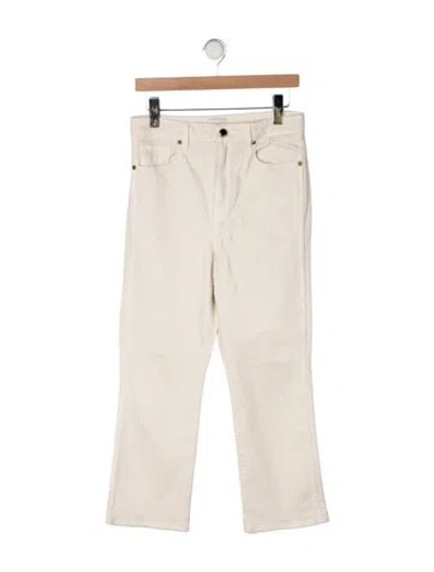 Pre-owned Khaite Flared Pants In Yellow