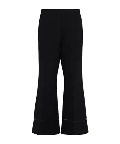 KHAITE FLARED WIDE-LEG TROUSERS