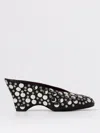 Khaite 70mm Metallic-studded Heeled Mules In Black