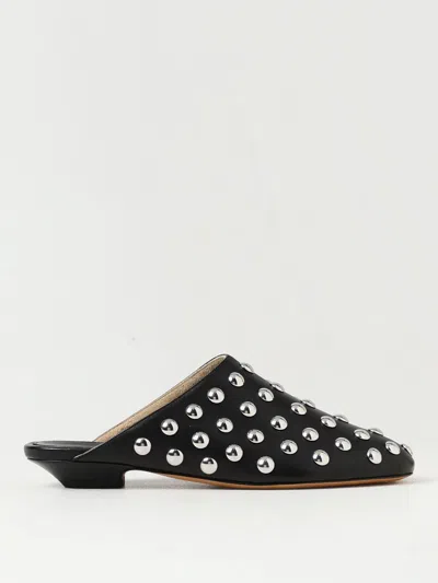 Khaite Otto Soft Mule Shoes In Black