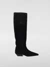Khaite Marfa Suede Knee-high Boots In Black