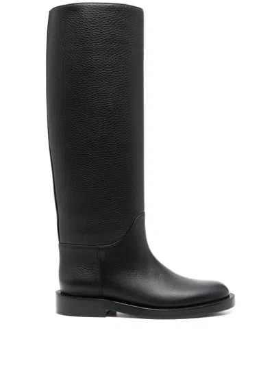 KHAITE FLINT KNEE BOOTS