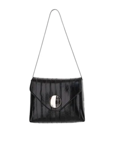 Khaite Flip Shoulder Bag In Black