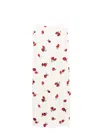 Khaite Sicily Floral-print Silk Midi Slip Dress In White