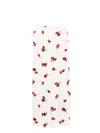 Khaite Sicily Floral-print Silk Midi Slip Dress In White