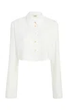 Khaite Fritz Cotton Top In White