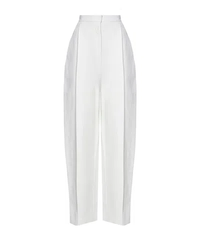 KHAITE FRONT PLEATED CASUAL PANTS
