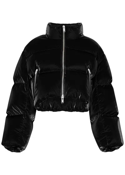 Khaite Fulman Quilted Shell Jacket In Black