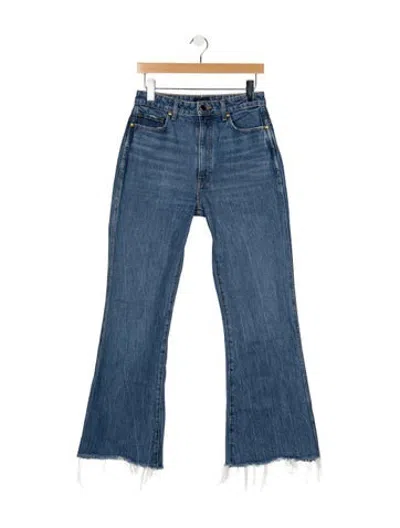 Pre-owned Khaite Gabbie Flared Jeans In Blue