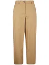Khaite Cotton Straight-leg Trousers