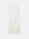 Khaite 'lucian' White Silk Skirt
