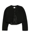 Khaite Garothy Jacket In Black
