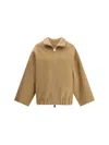 Khaite Garret Jacket In Brown