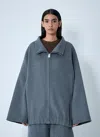 Khaite Garret Jacket In Gray