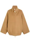 Khaite Garret Wool Jacket In Brown