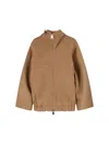 Khaite Classic Tailored Brown Jacket With Structured Design In Brown