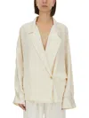 Khaite Sophisticated Women's Mini Jacket – Perfect For Fw24 In White