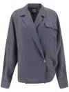 Khaite Garth Shirt In Blue
