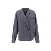 Khaite Garth Shirt In Blue