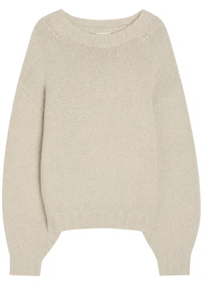 Khaite Gemma Cashmere Jumper In Neutral