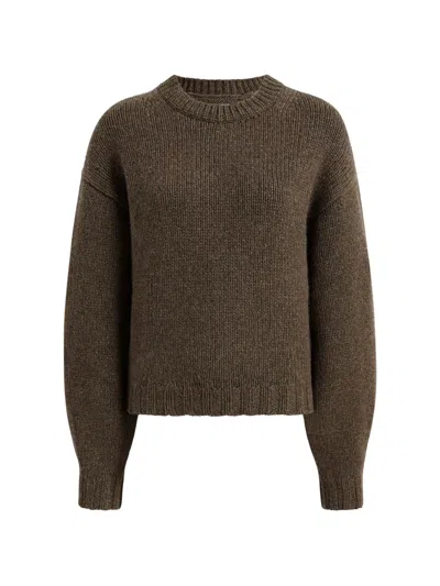 Khaite Gemma Oversized Cashmere Sweater In Brown