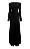 Khaite Genesis Draped Maxi Dress