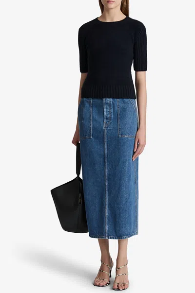 Khaite Genevieve Skirt In Boone In Multi