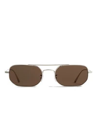 Khaite Geometric-frame Sunglasses In Gray