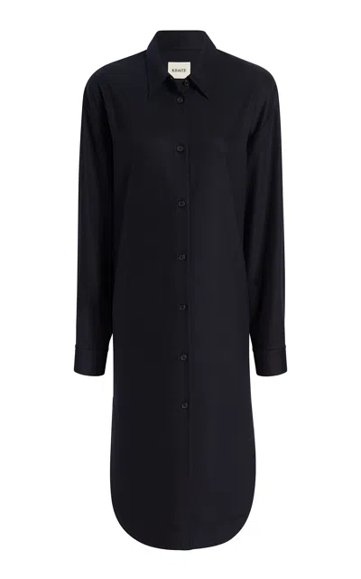 Khaite Gloria Wool-cashmere Midi Dress