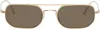 Khaite Gold Oliver Peoples Edition 1989c Sunglasses In 533271