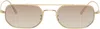 Khaite Gold Oliver Peoples Edition 1989c Sunglasses In 5332q1