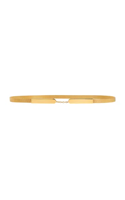 Khaite Gold Tino Snake Chain Belt