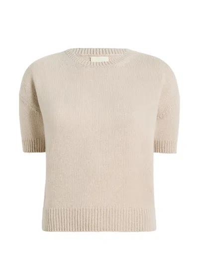 Khaite Golden Sweater In 뉴트럴