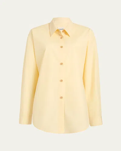 Khaite Goya Cotton Poplin Button-down Top