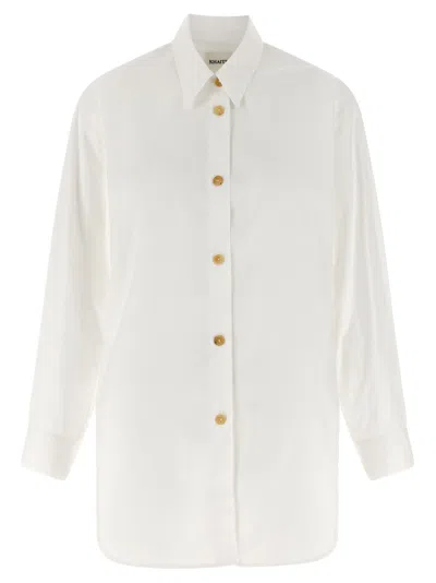 Khaite 'goya' Shirt In White