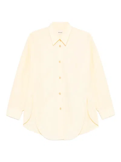 Khaite Goya Yellow Shirt In Multi