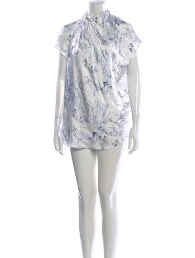 Pre-owned Khaite Graphic Print Mini Dress In Multi