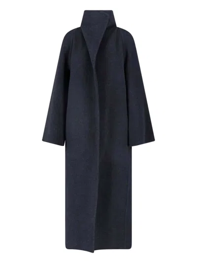 Khaite Gray Wool Coat "romare"