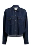 Khaite Grenon Boxy Chambray Shirt