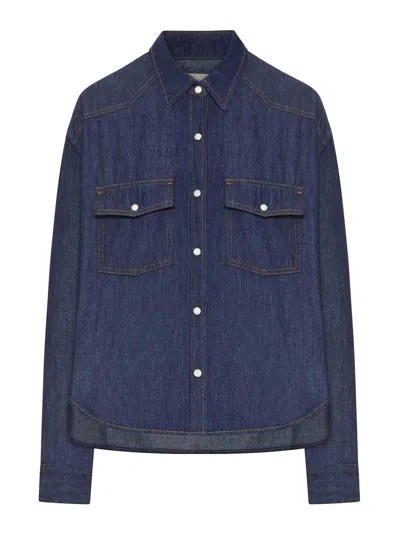 Khaite Grenon Top In Blue