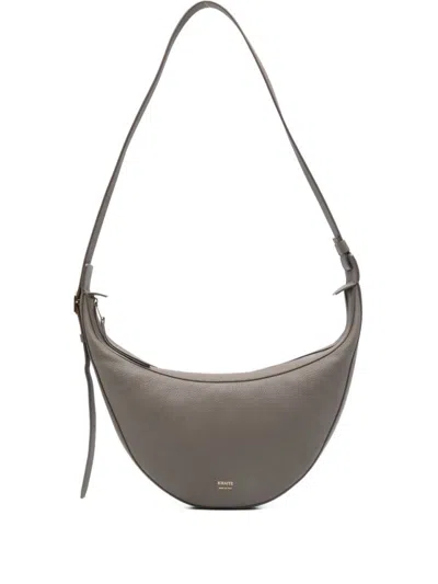 Khaite Grey Augustina Small Shoulder Bag In Gray
