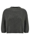 Khaite Women's Sabina Drop-shoulder Cashmere Sweater In Gray