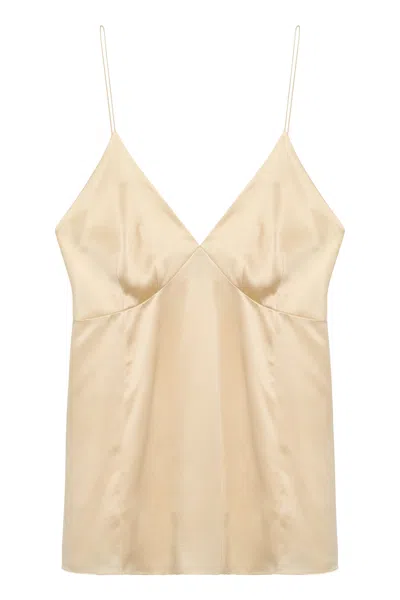 KHAITE GRISELLA SILK TOP