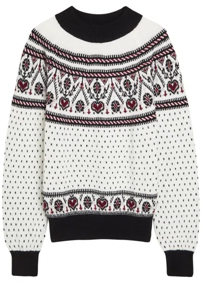 Khaite Guy Fair Isle Cashmere Jumper In Multi